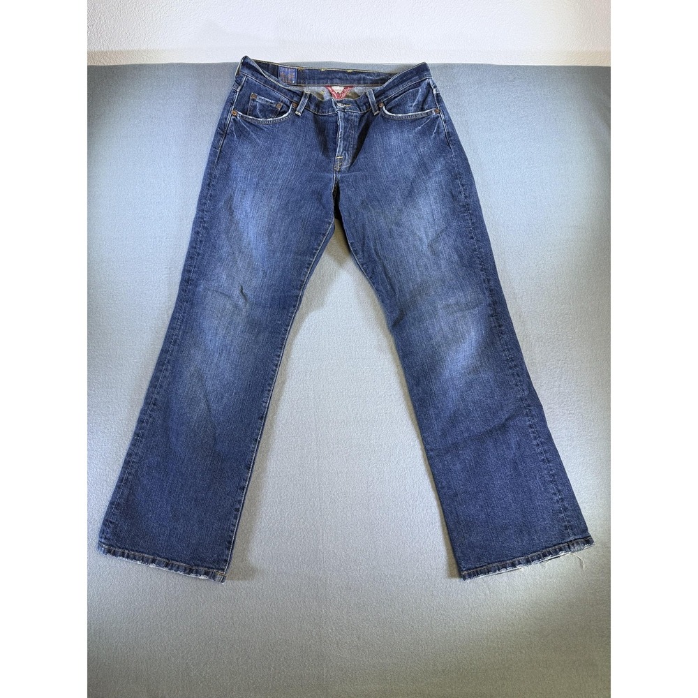 Lucky Brand Easy Rider Jeans Womens 8/29 Medium Blue Bootcut Stretch Denim USA